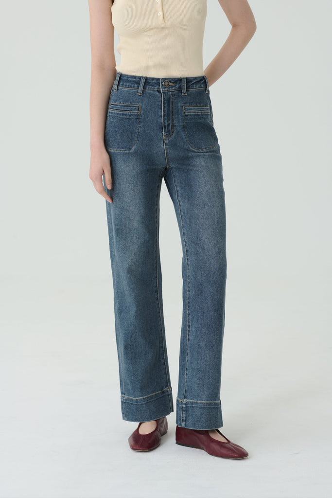 Urban line dark blue jeans
