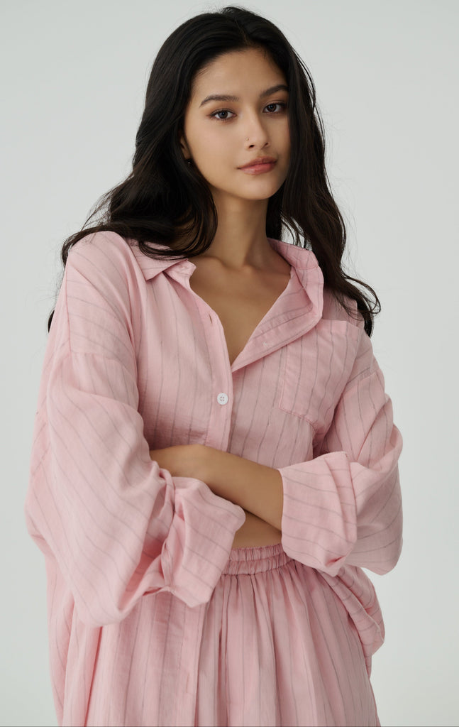 Over the top set in pink