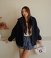 By abby CICI Hooded knit cardigan