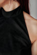 Cute But Savage Suede Halter Top