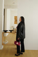 Urban Tan Faux Leather Shirt jacket in black