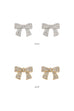 925 Signature Crystal Ribbon Earring (L)