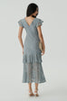 A love letter lace dress in blue
