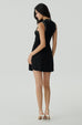 Hand beaded embroidery knit midi dress