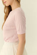 Soft rib knit top