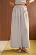 Cool breeze pleated knit skirt