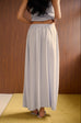 Cool breeze pleated knit skirt