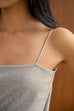 Cool breeze knit top in grey
