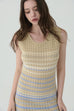 Mermaid fairytail stripes knit dress