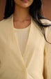 Runner up blazer in yellow