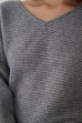 Gentle V-Neck Knit Top