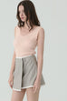 Effortless cut skirt in light grey