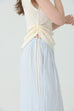 Cloud knit t-shirt in beige