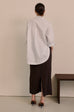 Casual daily stripe shirt in blue