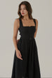 Sherri corset dress in black