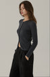 Eyes candy cardigan in grey/red