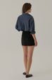 Harbor stripes shirt in navy blue
