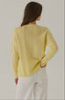 Milan cable knit 100% wool sweater