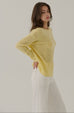 Milan cable knit 100% wool sweater