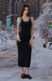 Xmas knit maxi bra Dress