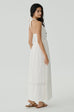 Rythm of love halter maxi dress in white