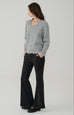 Wool blend flared pants in Black