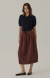 Vintage knit 100% wool polo top in Navy