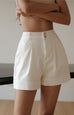 Sun daze lite short in white/navy