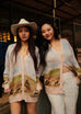 Cotton Canter knitted painting cardigan